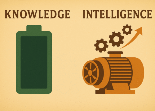 Knowledge vs Intelligence — Activate the Motor