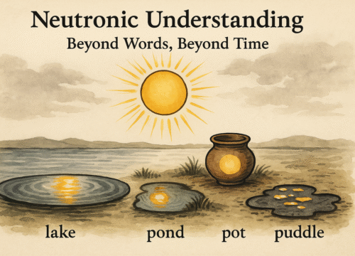 Neutronic Understanding: Beyond Words, Beyond Time