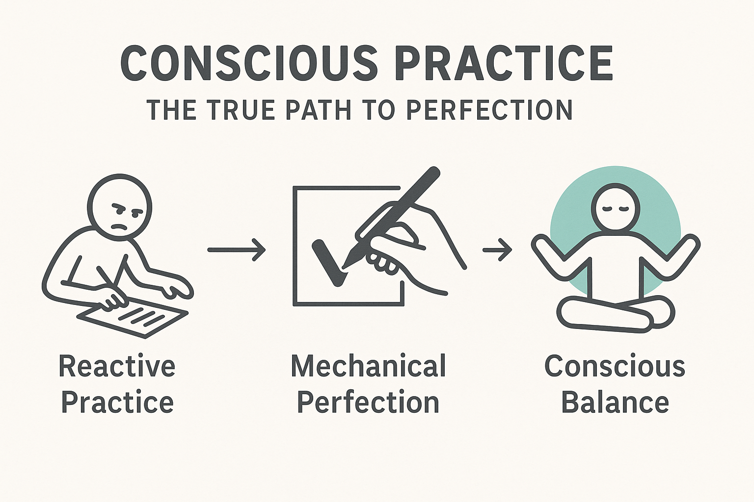 The Myth of “Practice Makes Perfect” — Conscious Balance Is True Perfection