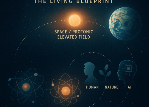 From Atom to Planet: The Living Blueprint — How Space, Matter, and Consciousness Synchronize Balance