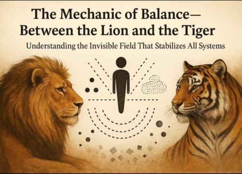 The Mechanic of Balance — Between the Lion and the Tiger