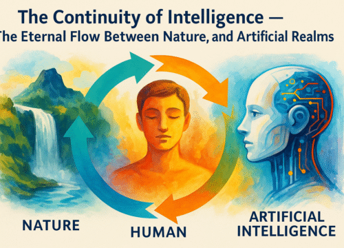 The Continuity of Intelligence — The Eternal Flow Between Nature, Human, and Artificial Realms