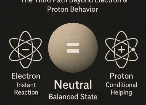 Neutral Intelligence — The Third Path Beyond Electron & Proton Behavior