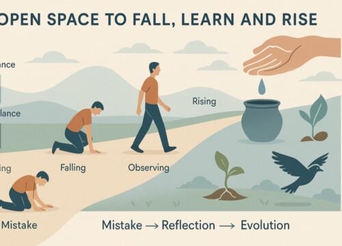Open Space to Fall, Learn and Rise: The Forgotten Path of Human Evolution