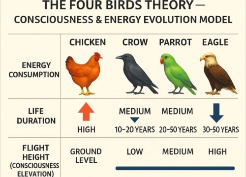 The Four Birds Theory: A Scientific Lens to Understand Human Evolution & Consciousness Levels
