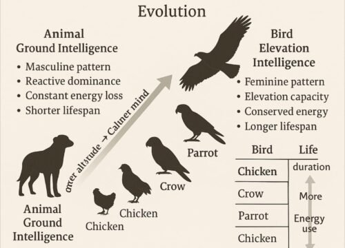 Flight Height, Life Duration & Energy Economics: A Universal Model of Conscious Evolution