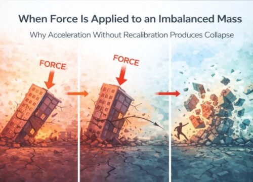 When Force Is Applied to an Imbalanced Mass